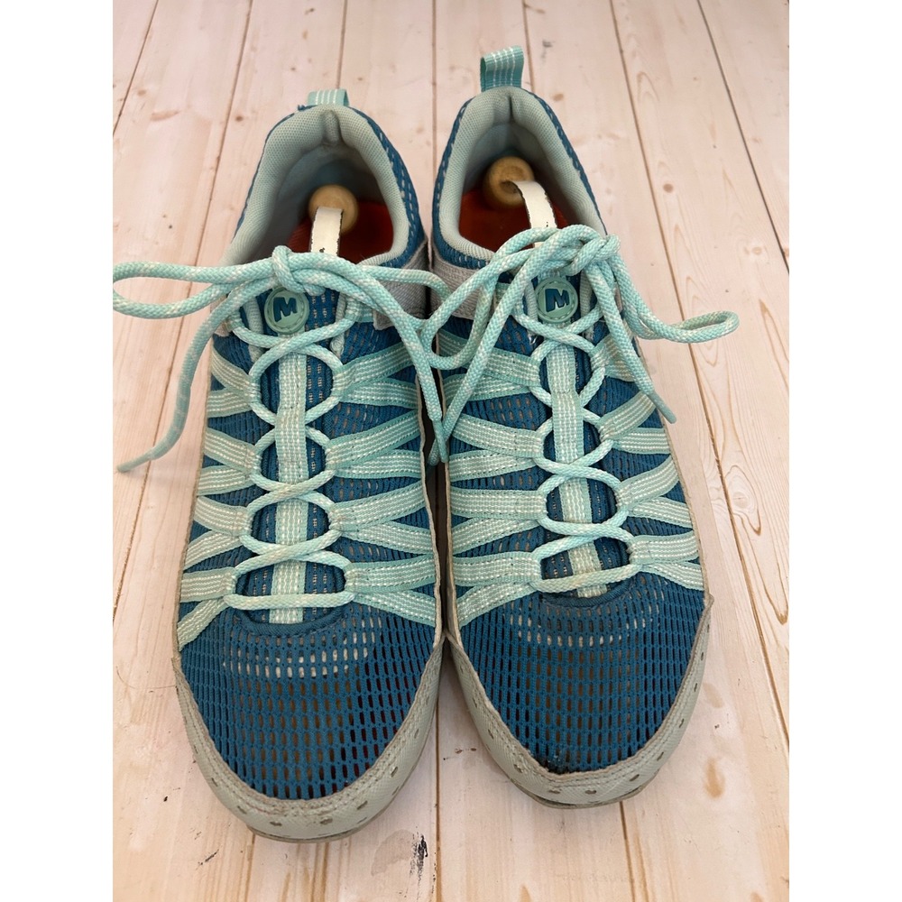 Merrell Ice Celestial Sz 9 Blue Mesh Low Top Lace Up Sneakers J276557C